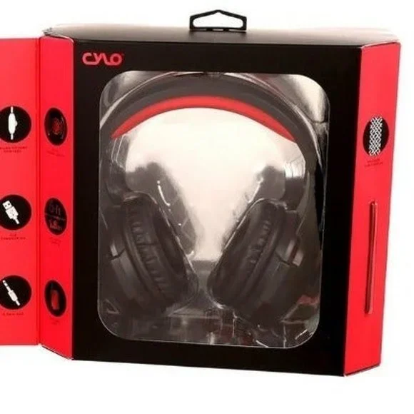 Cylo Ultra Pro Gaming Headphone Multi-Platform LED Lights Build~in Mic Headset - Picture 3 of 13
